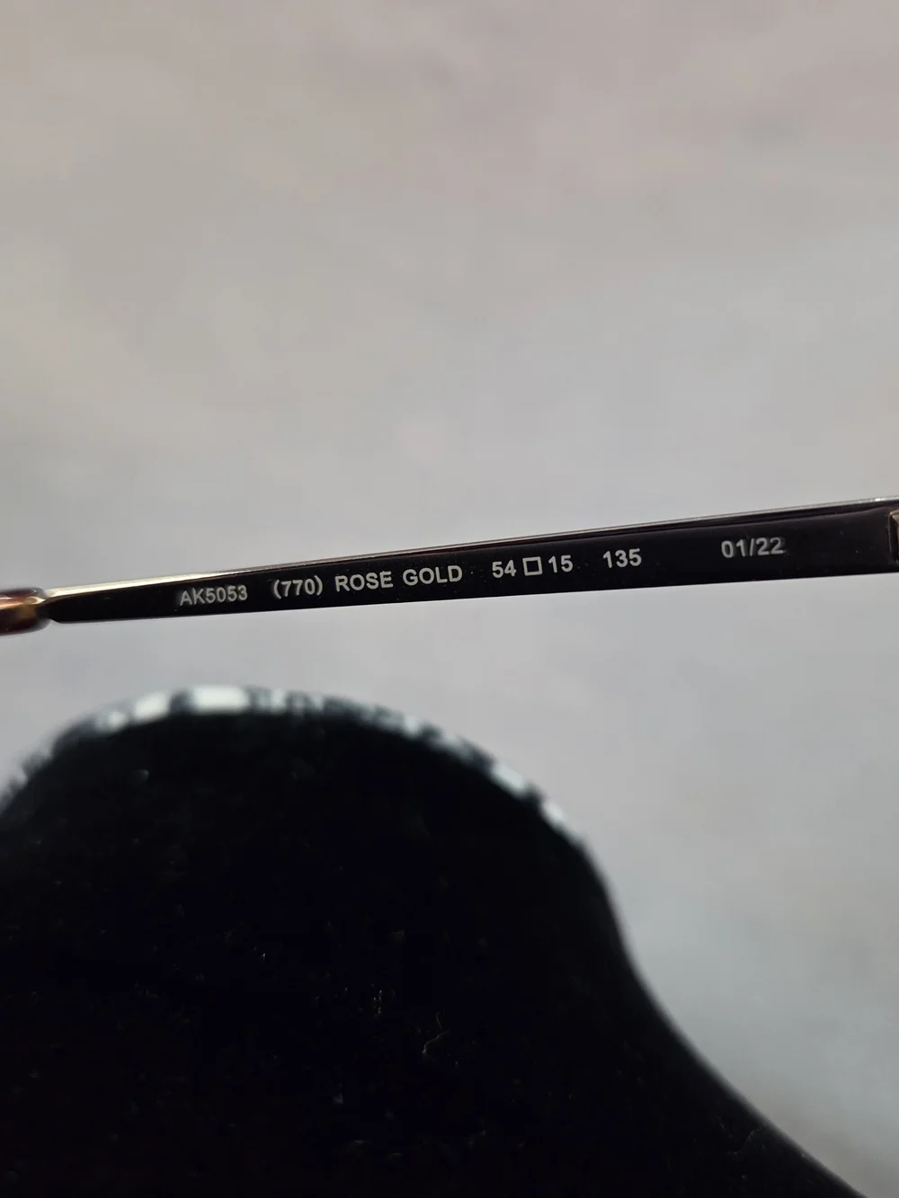 Anne Klein Eyeglasses Frames AK5053 770 Rose Gold Metal Cat Eye 54-15-135 Womens